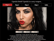 Tablet Screenshot of lipstickfetish.co.uk